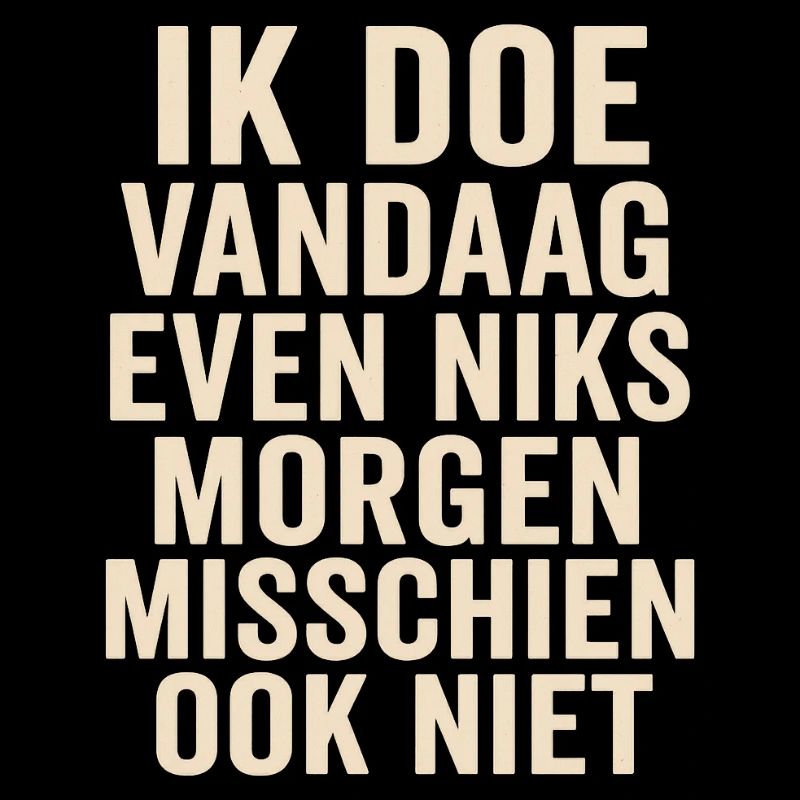 Nothing today, maybe tomorrow