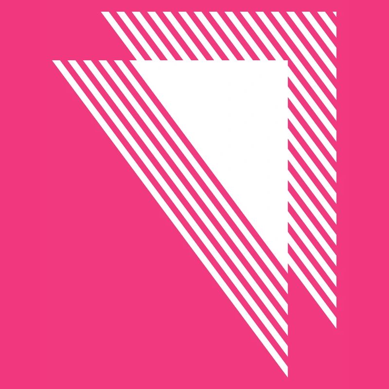 Geometric Triangles Diagonal Monochrome Grid