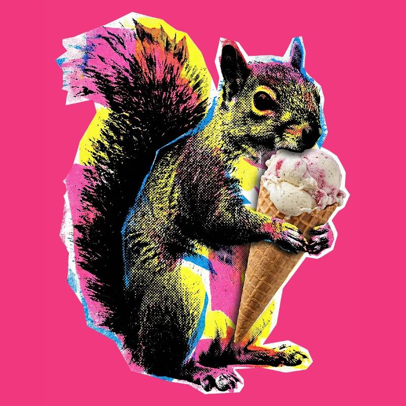 Eichhörnchen Eis