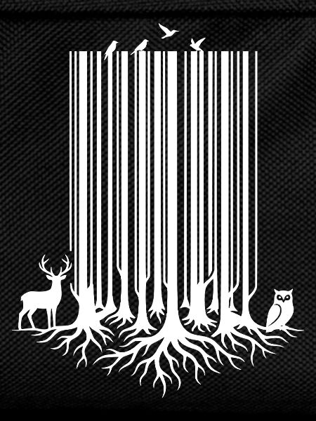 Baum-Barcode White