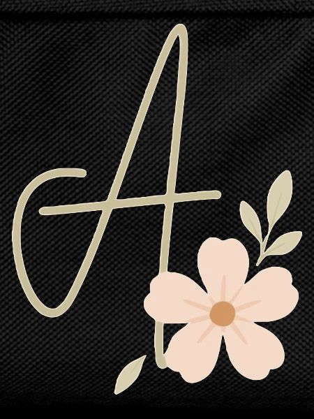 Monogram A Floral