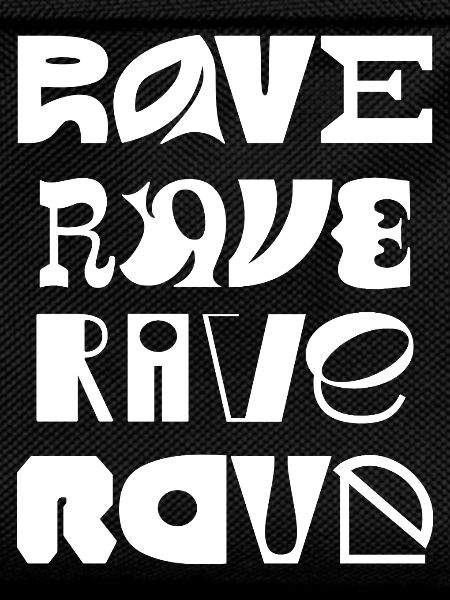 Rave-Typografie
