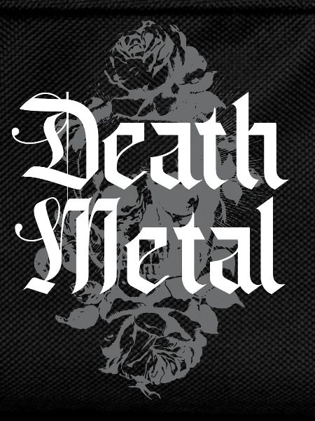 Death Metal Roses Gothic Tee