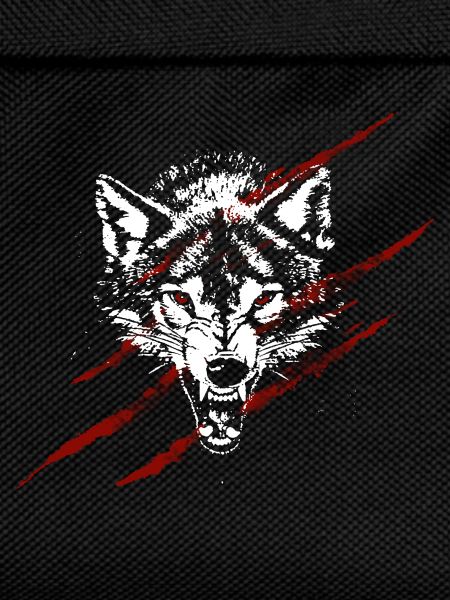 Angry wolf
