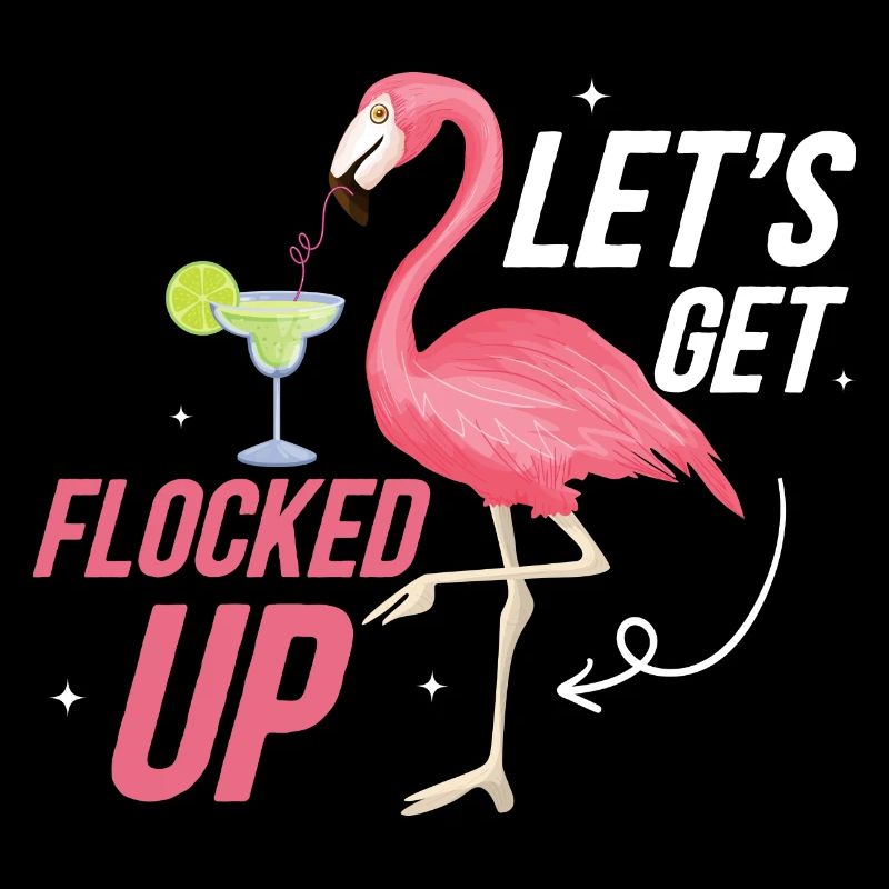 Let’s Get Flocked Up Oiseau Rose Mignon