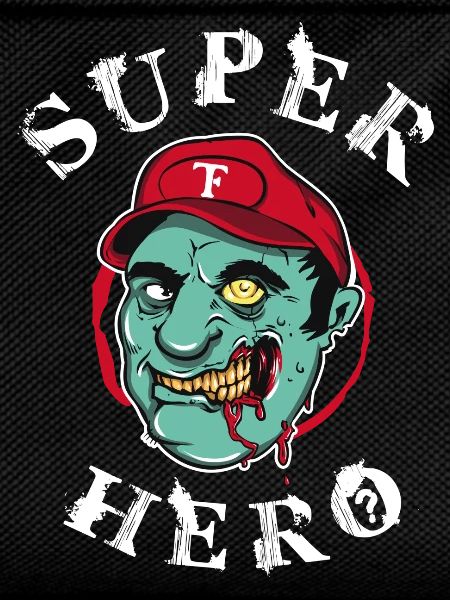 Superhero zombie