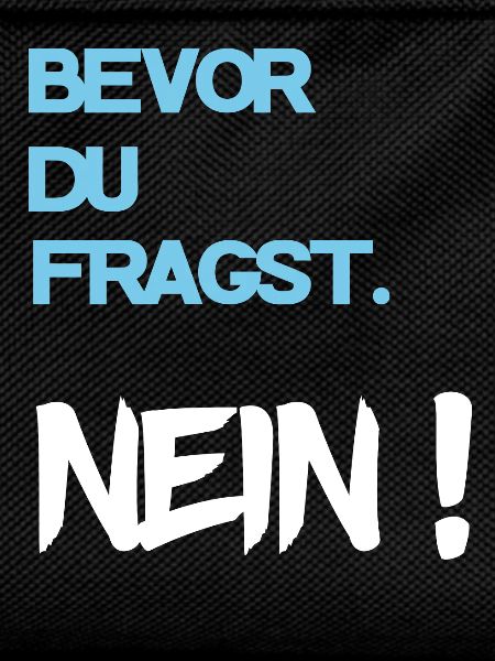 Cooler Spruch