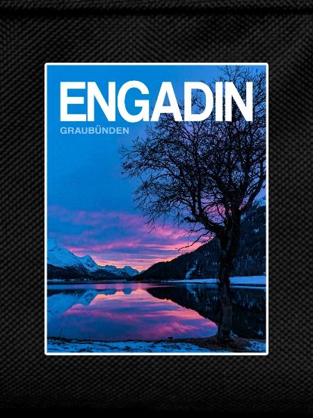 Engadin Seenlandschaft Abendlicht