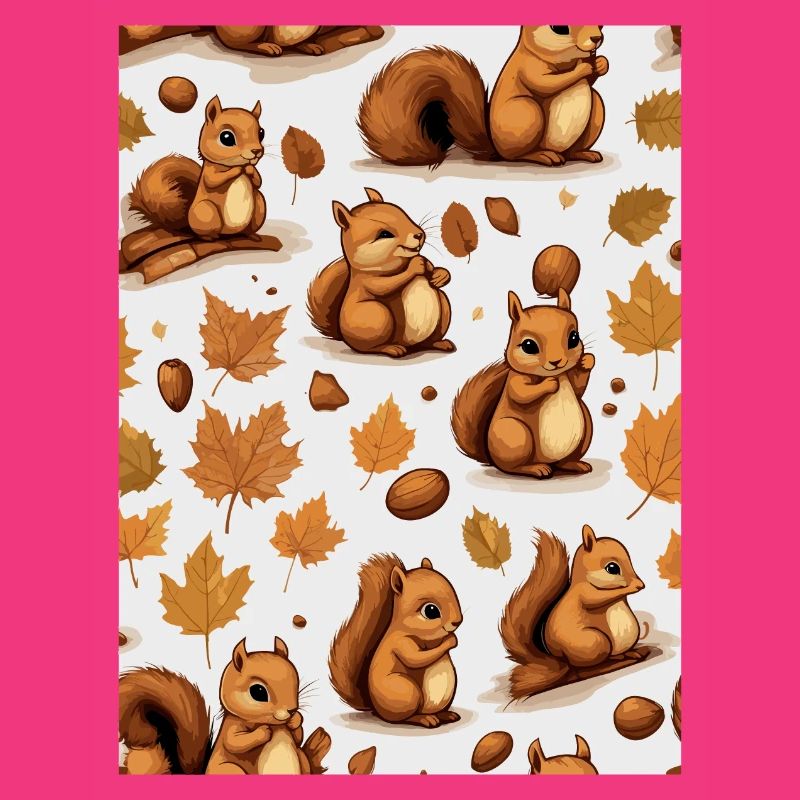Écureuils mignons