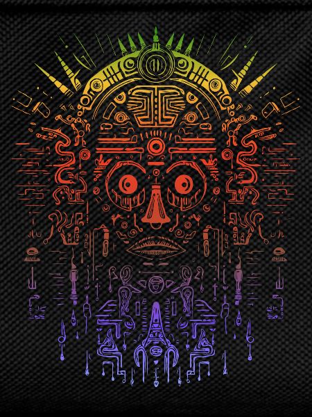 Azteken-Maske