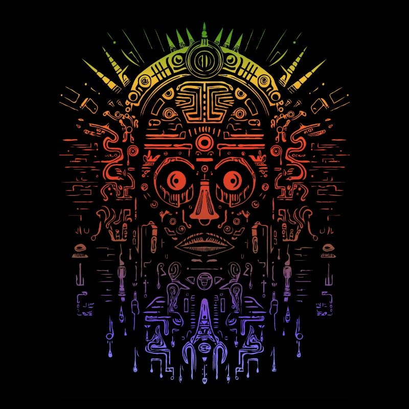 Azteken-Maske
