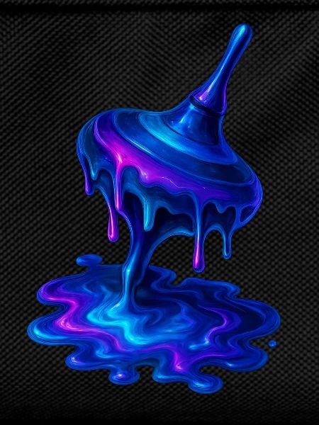 Melting Top Blue Purple