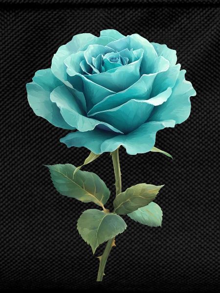 Turquoise Blue Rose