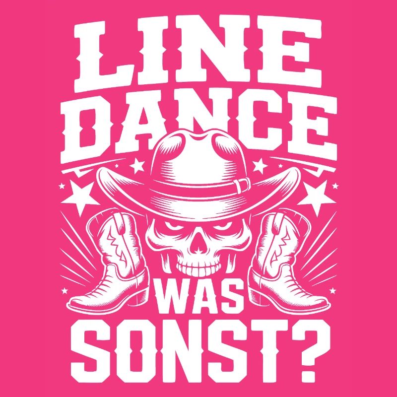 Line Dance Schädel Cowboy