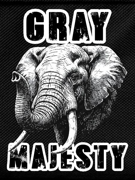 Elephant Gray Majesty Power