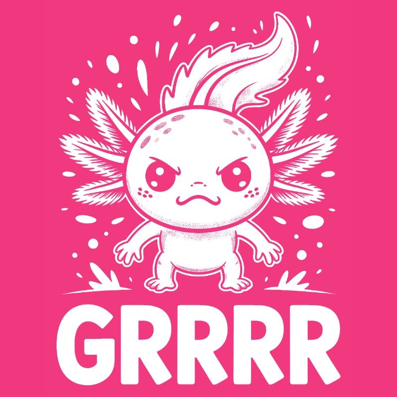 Axolotl grogneux ailé