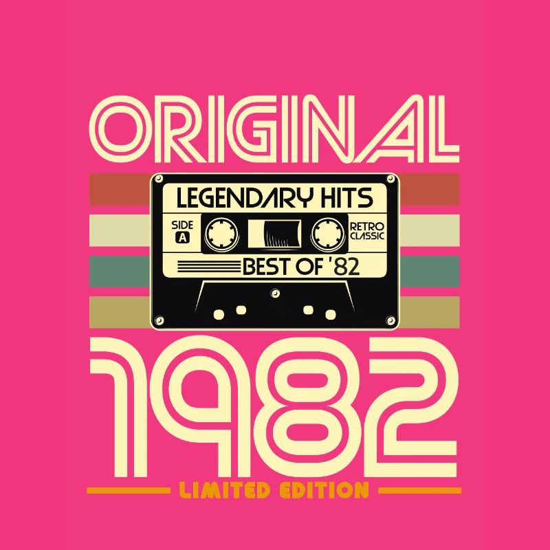 Original 1982 Cassette Retro Édition Limitée