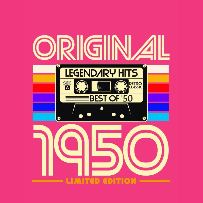 Original 1950 Cassette Retro Tee