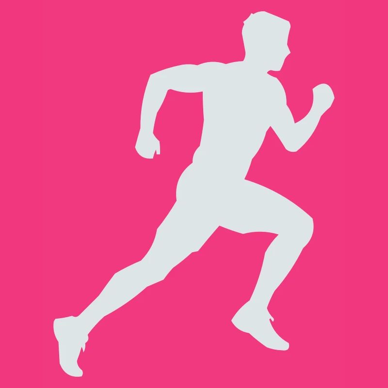Sprint de silhouette en course