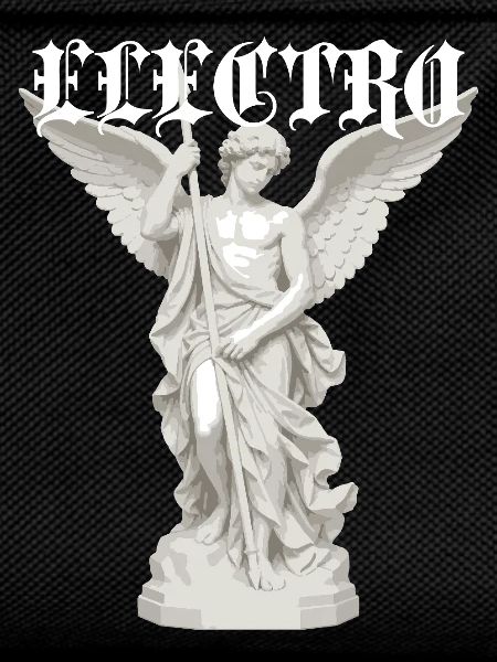 Elektro-Engel-Statue Gothic