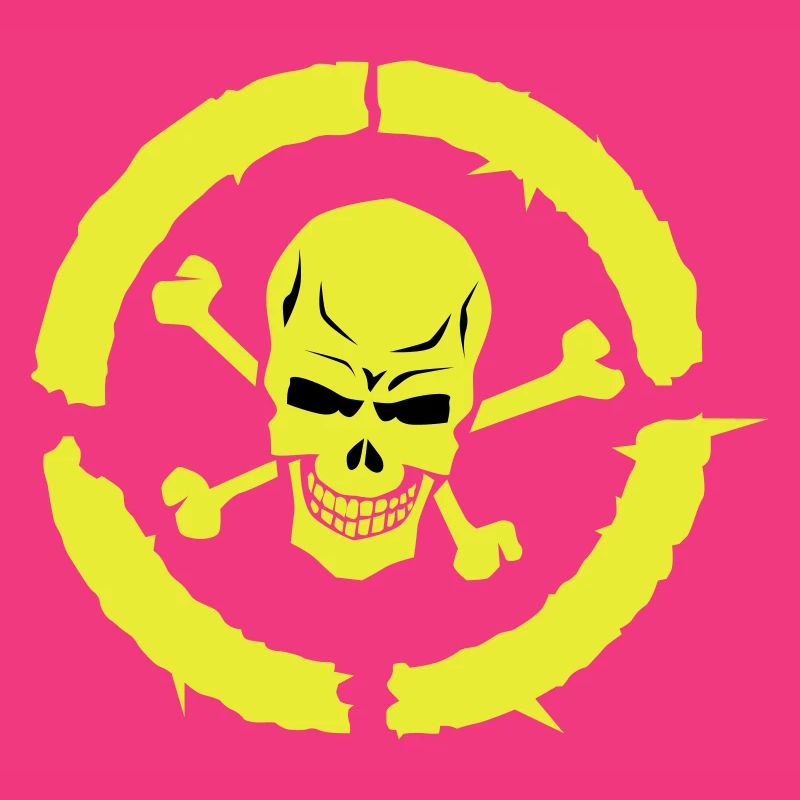 Schädel Schädel Knochenkreis