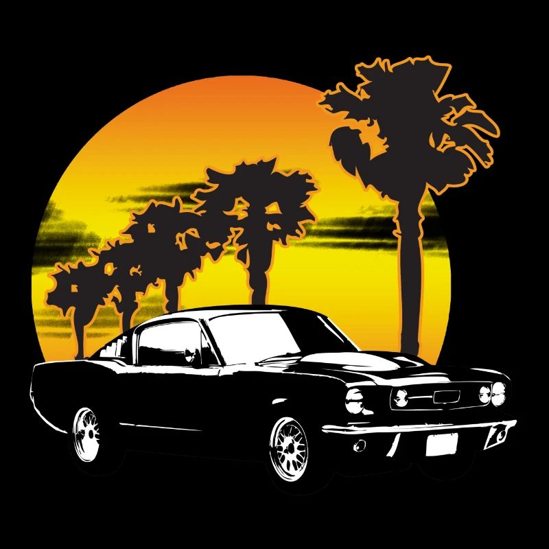 1965 Fastback _sunset