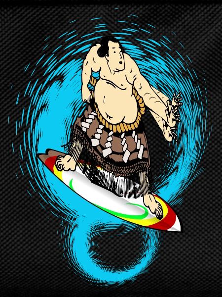 Sumo surfer