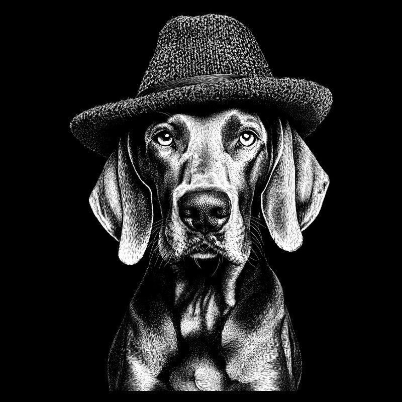 Weimaraner Hut Hunde Hund Jagdhunde