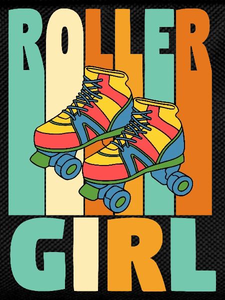 Retro Roller Girl