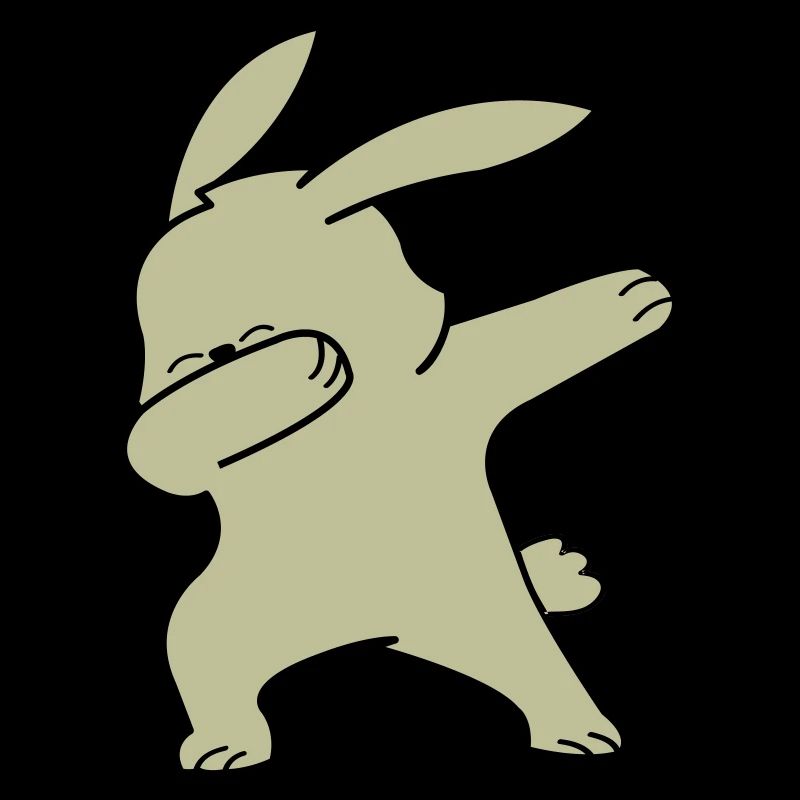 Dabbing Lapin