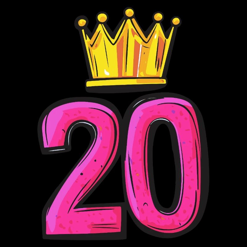 Maillot à 20 chiffres Couronne