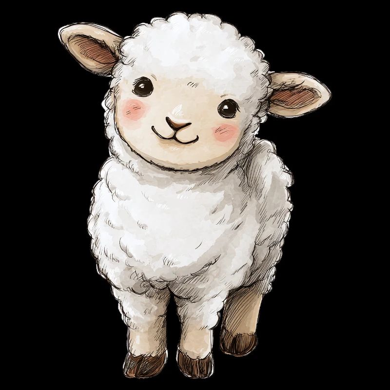 Mignon bébé mouton