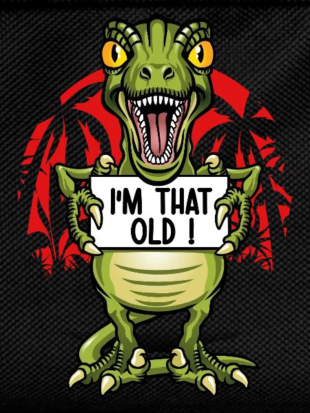 Ich bin ein alter Dinosaurier