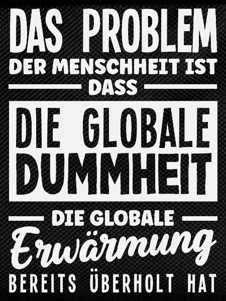 Global stupidity beats warming