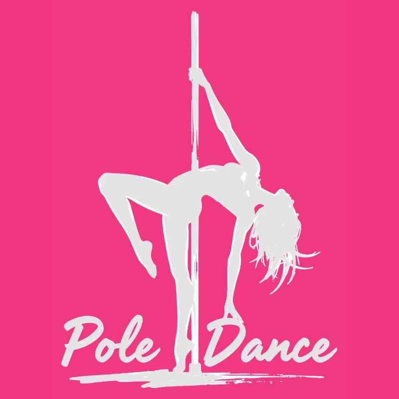 Pole Dance Poledancerin Silhouette Geschenk