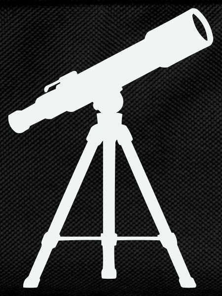 Telescope on Tripod – Starry Night