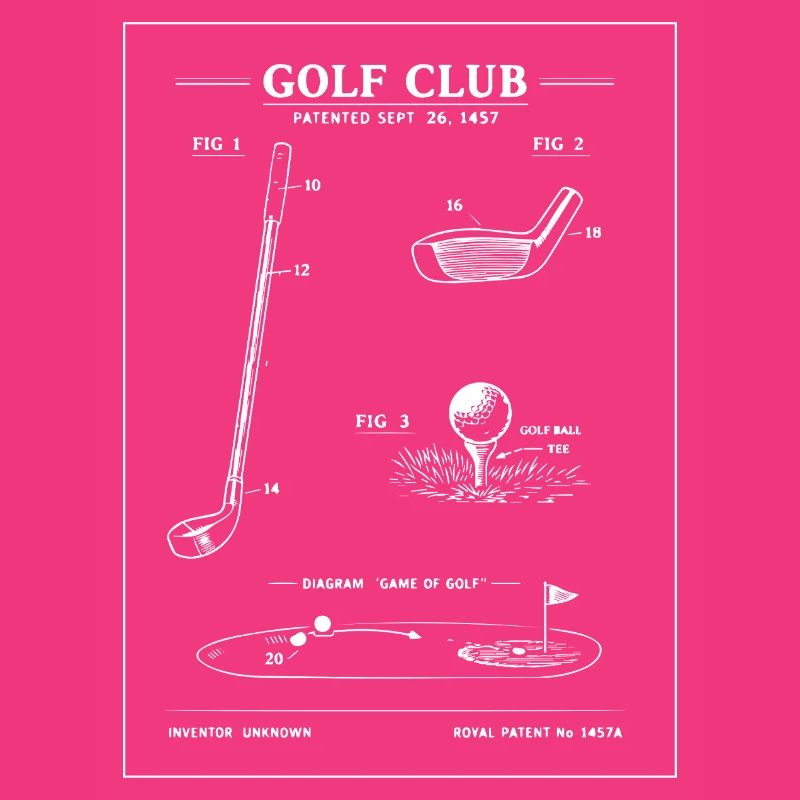 Plan de plan du club de golf