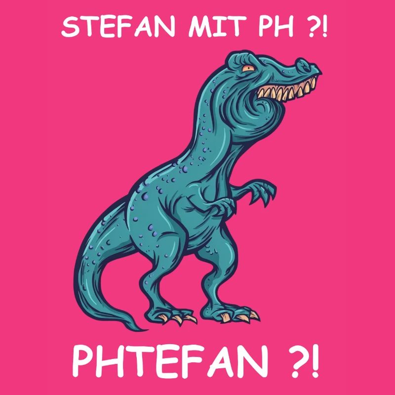 Blauer Dino mit Kick | Stefan
