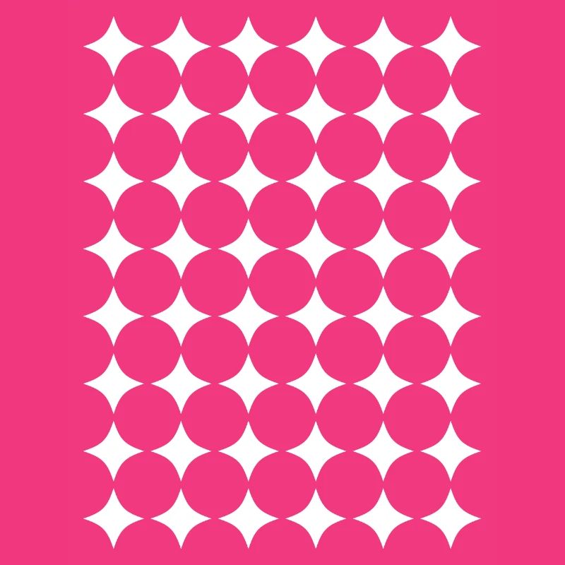 Polka Dot Grid: Bold Black Circles