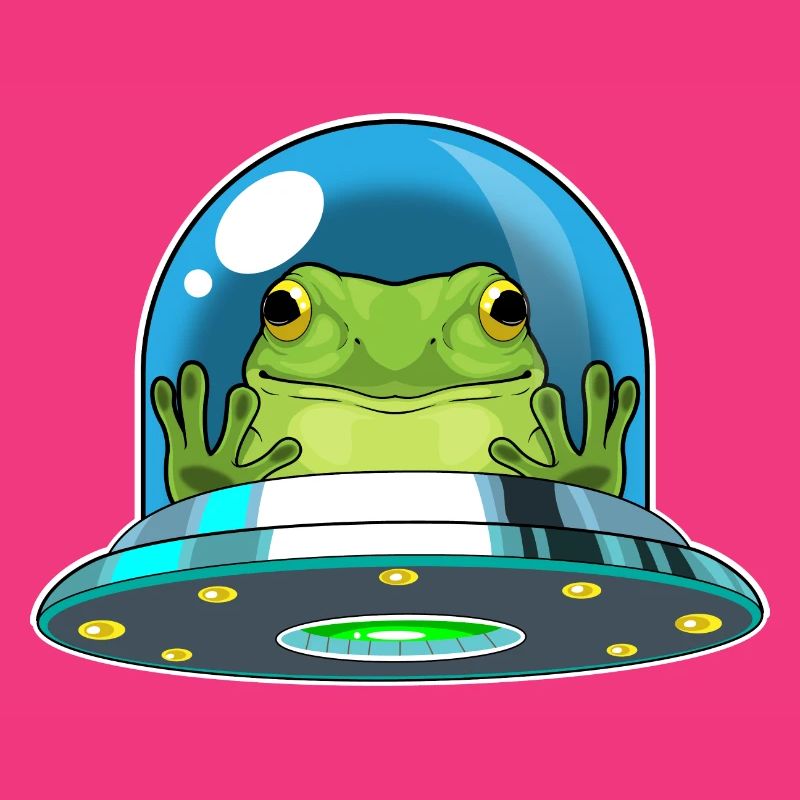 Frog Spaceship Space