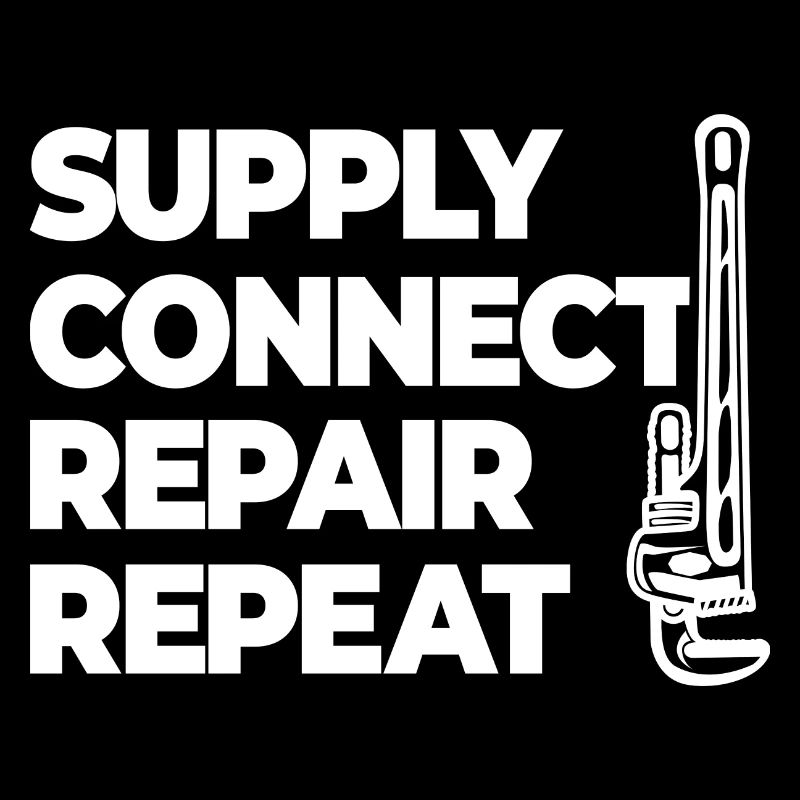 Supplying, connecting, repairing, plumbing