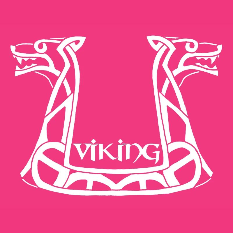 White viking dragon