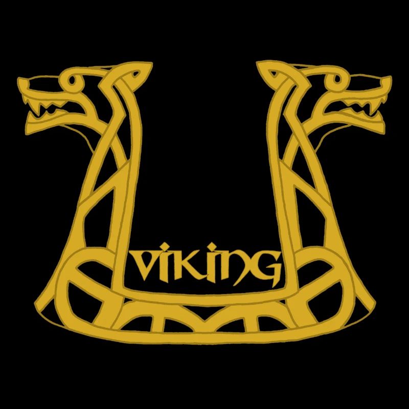 Wikinger Goldener Drache