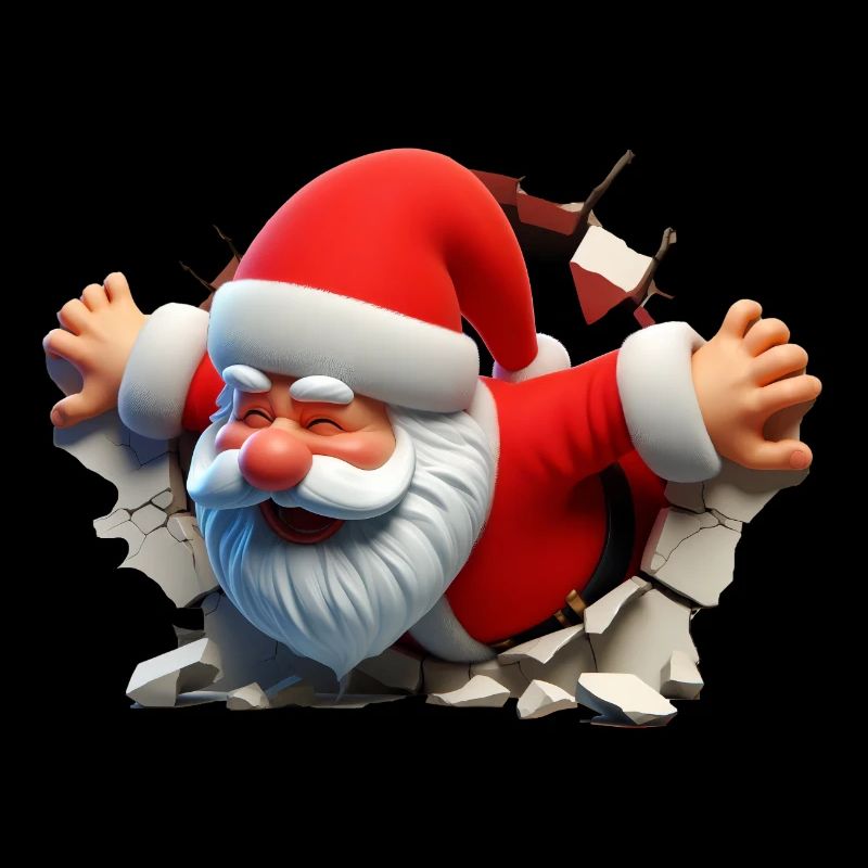 Santa in the hole from the front 2