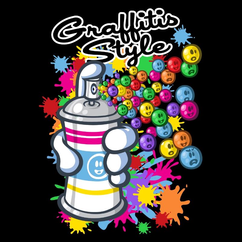 Graffitis cartoon style