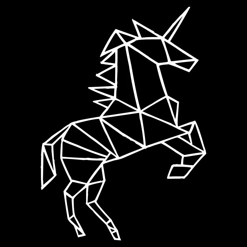 Origami unicorn