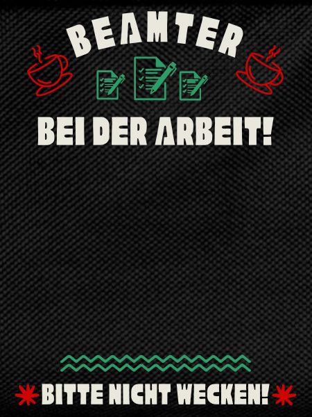 Schlafender Beamter