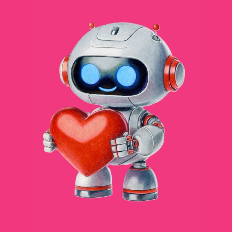 Roboter mit Herz