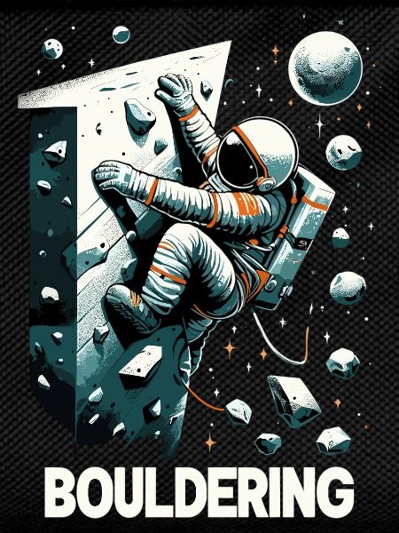 Bouldering Astronaut Spaceman Gift