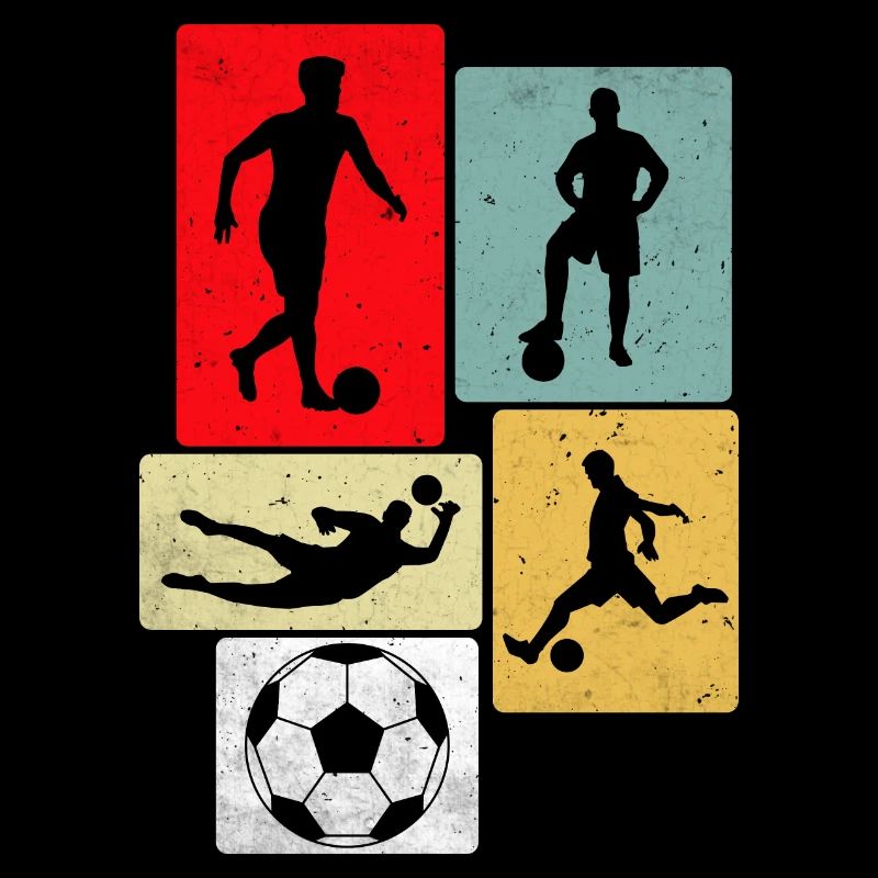 Fußball Vintage Retro